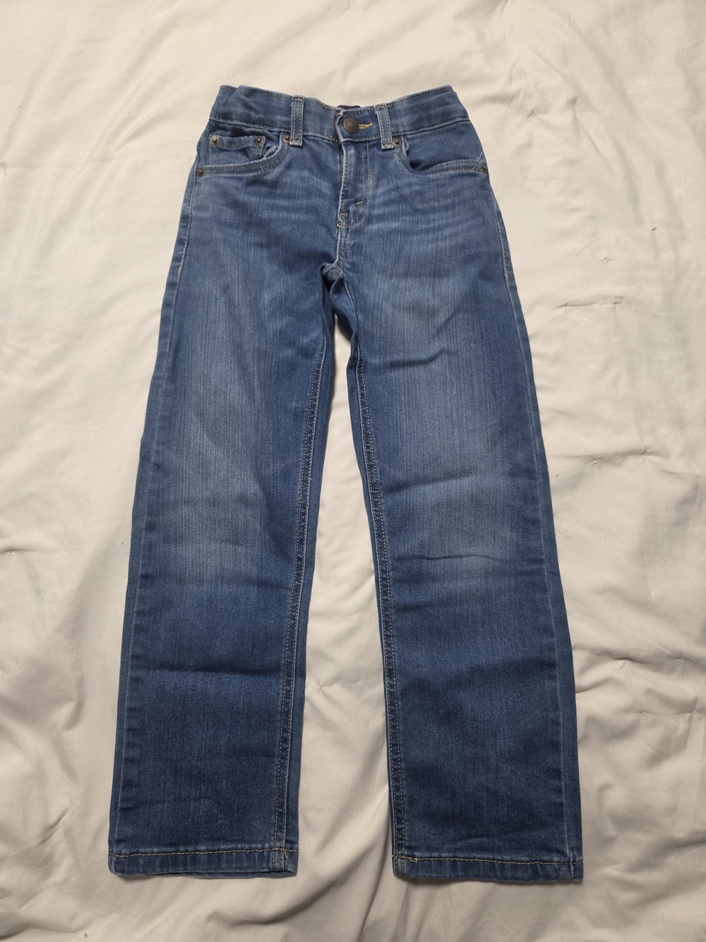 Levi's Boy’s Medium Blue Straight Jeans
